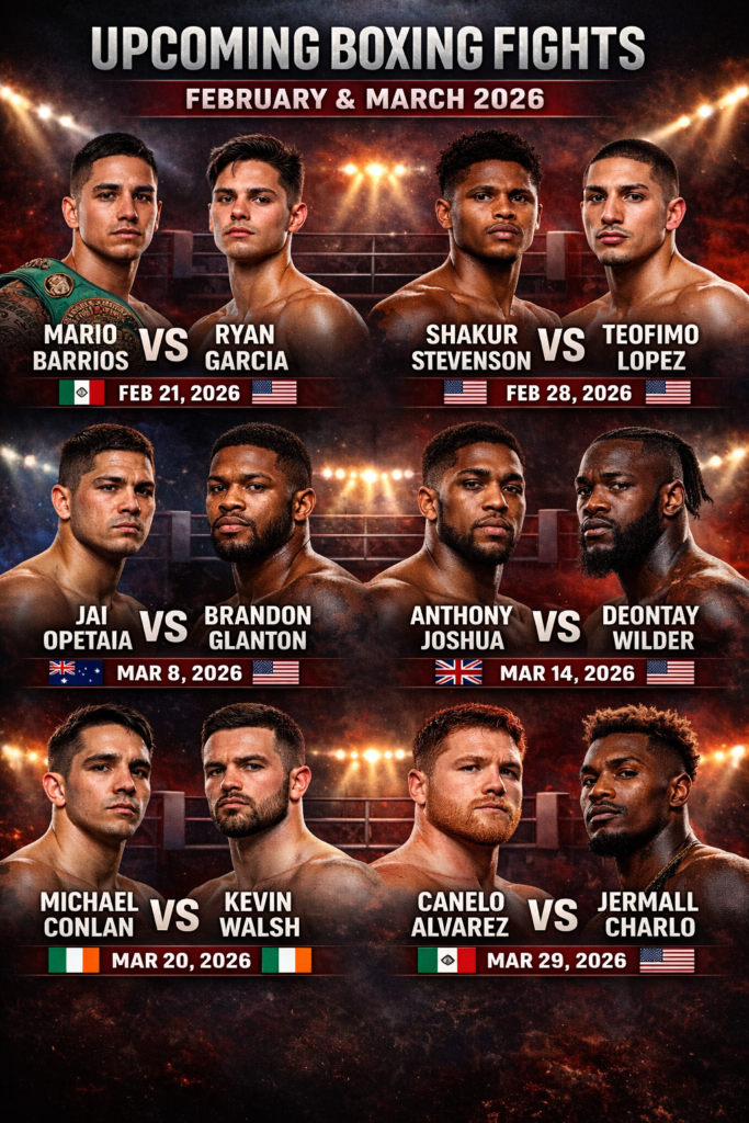 UP Coming Boxing Fights 
