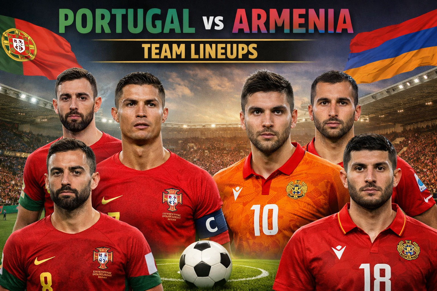 Armenia National Team vs Portugal National Team: Lineups, Tactics & Match Insights