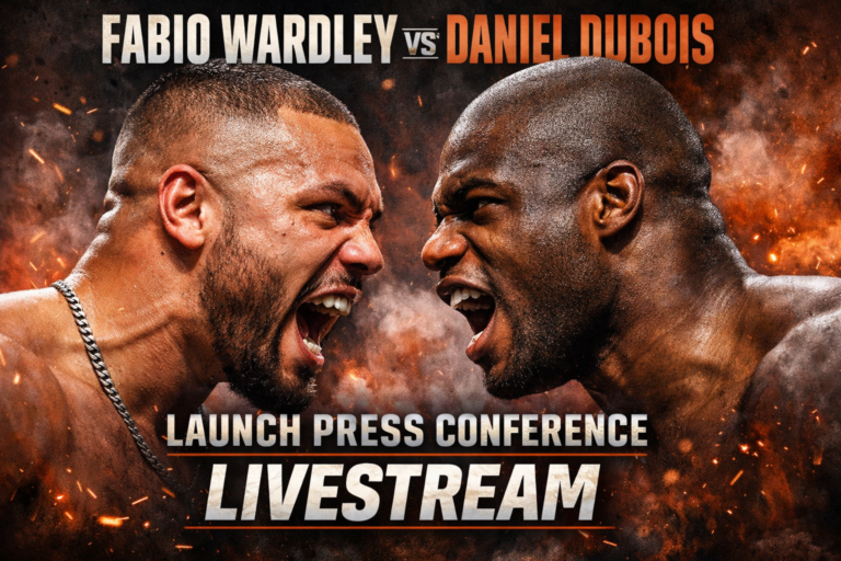 Fabio Wardley vs Daniel Dubois Kick-off Press Conference Livestream – Stream Updates