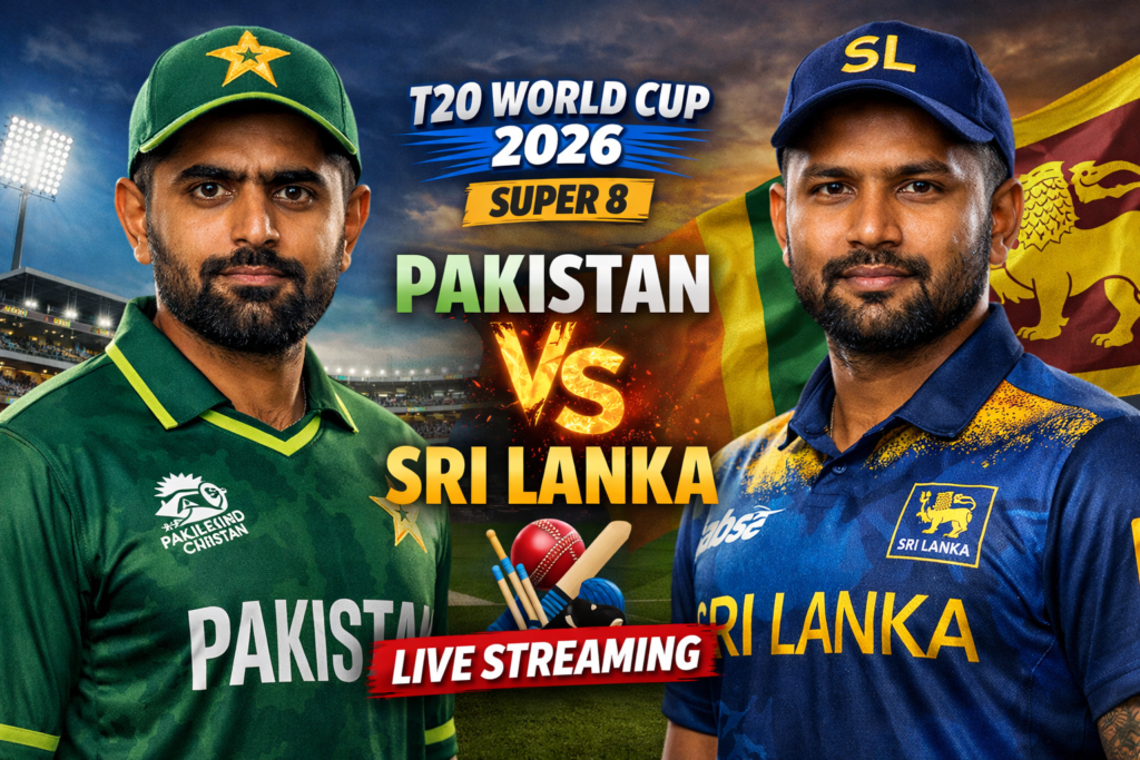 Pakistan vs Sri Lanka Live Streaming: Time TV Channel & Super 8 T20 World Cup 2026 Details