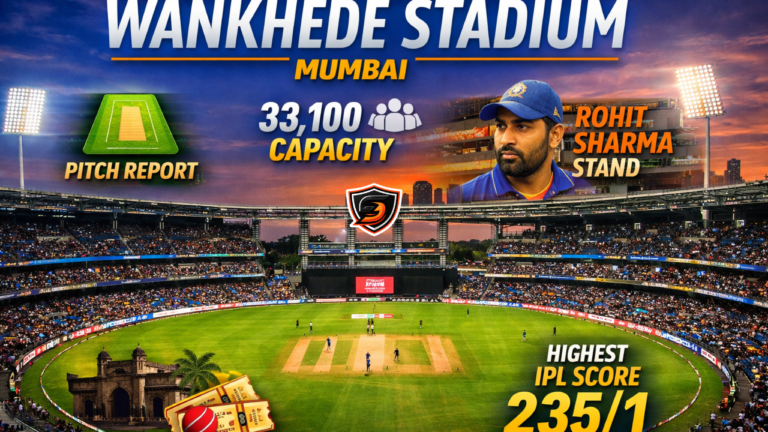 Wankhede Stadium Mumbai: Pitch Report, Capacity, Highest IPL Score & Tickets Guide