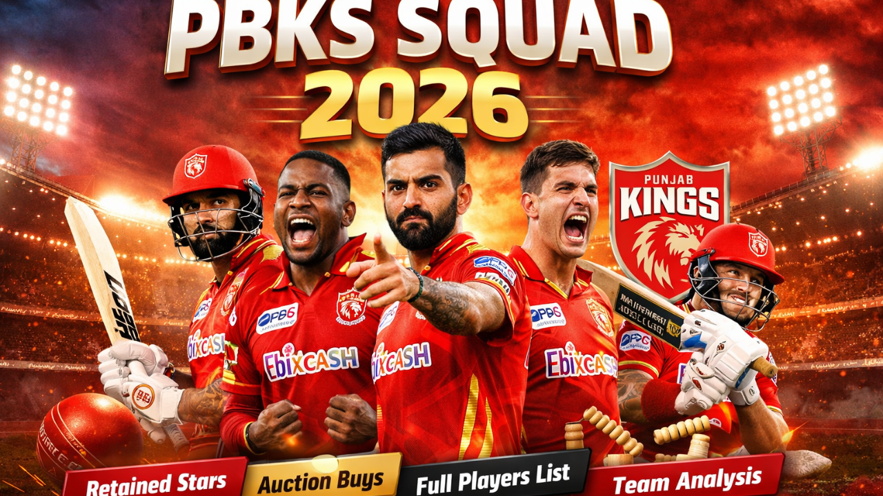 PBKS Squad 2026