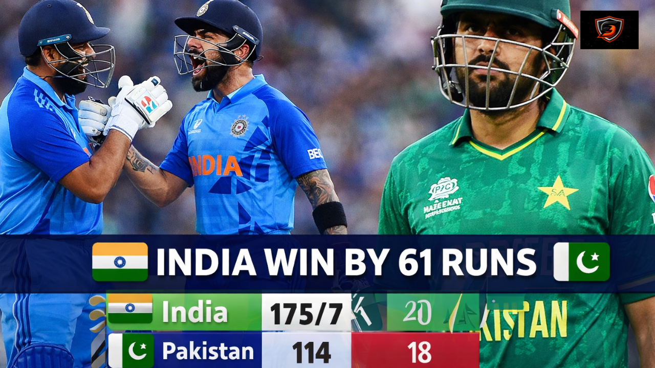 India Beat Pakistan by 61 Runs in Dominant T20 World Cup Clash