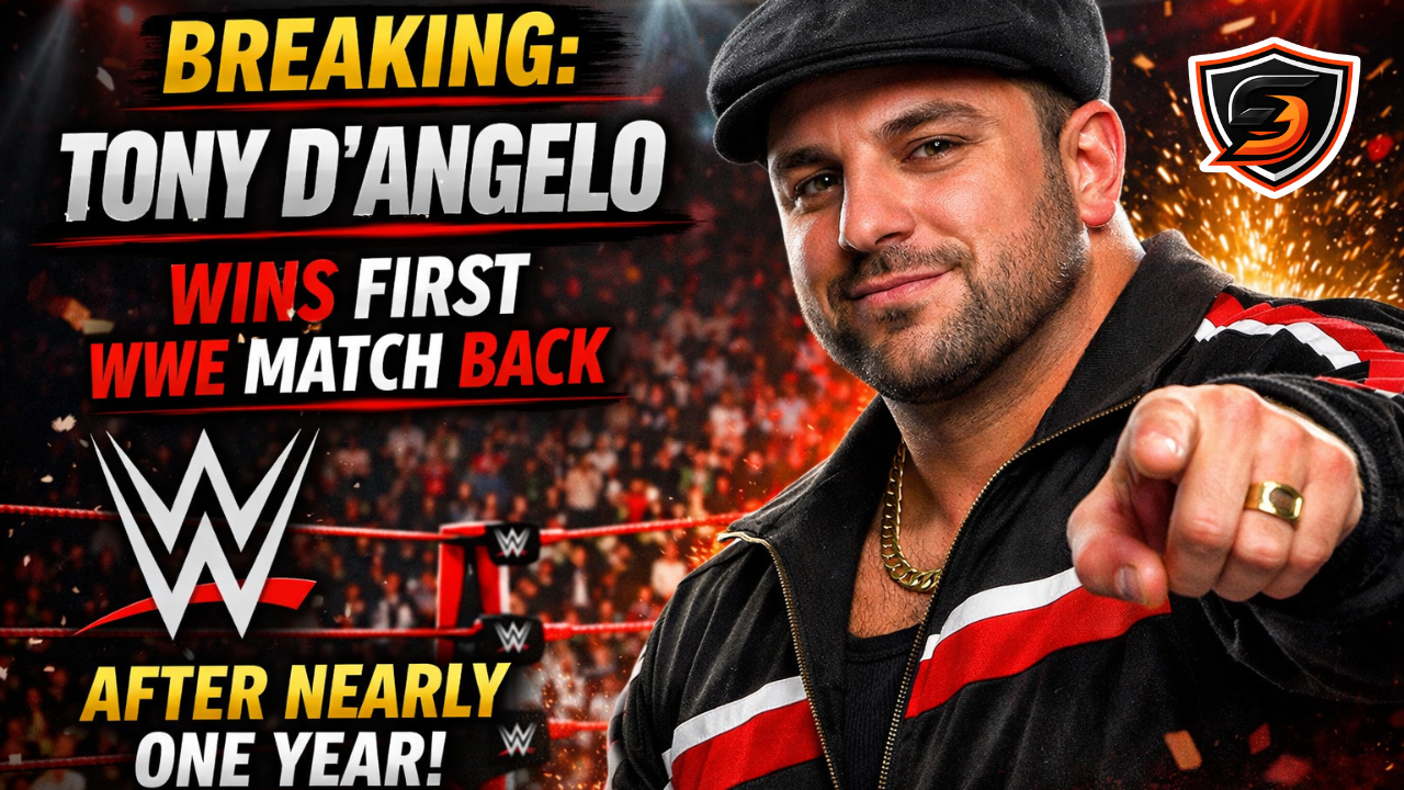 BREAKING: Tony D'Angelo Wins First Match Back “In Nearly One Year”