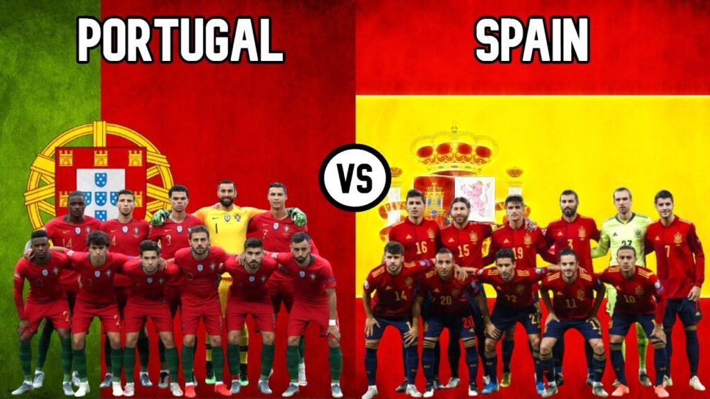 Portugal National football team vs Spain National football team lineups