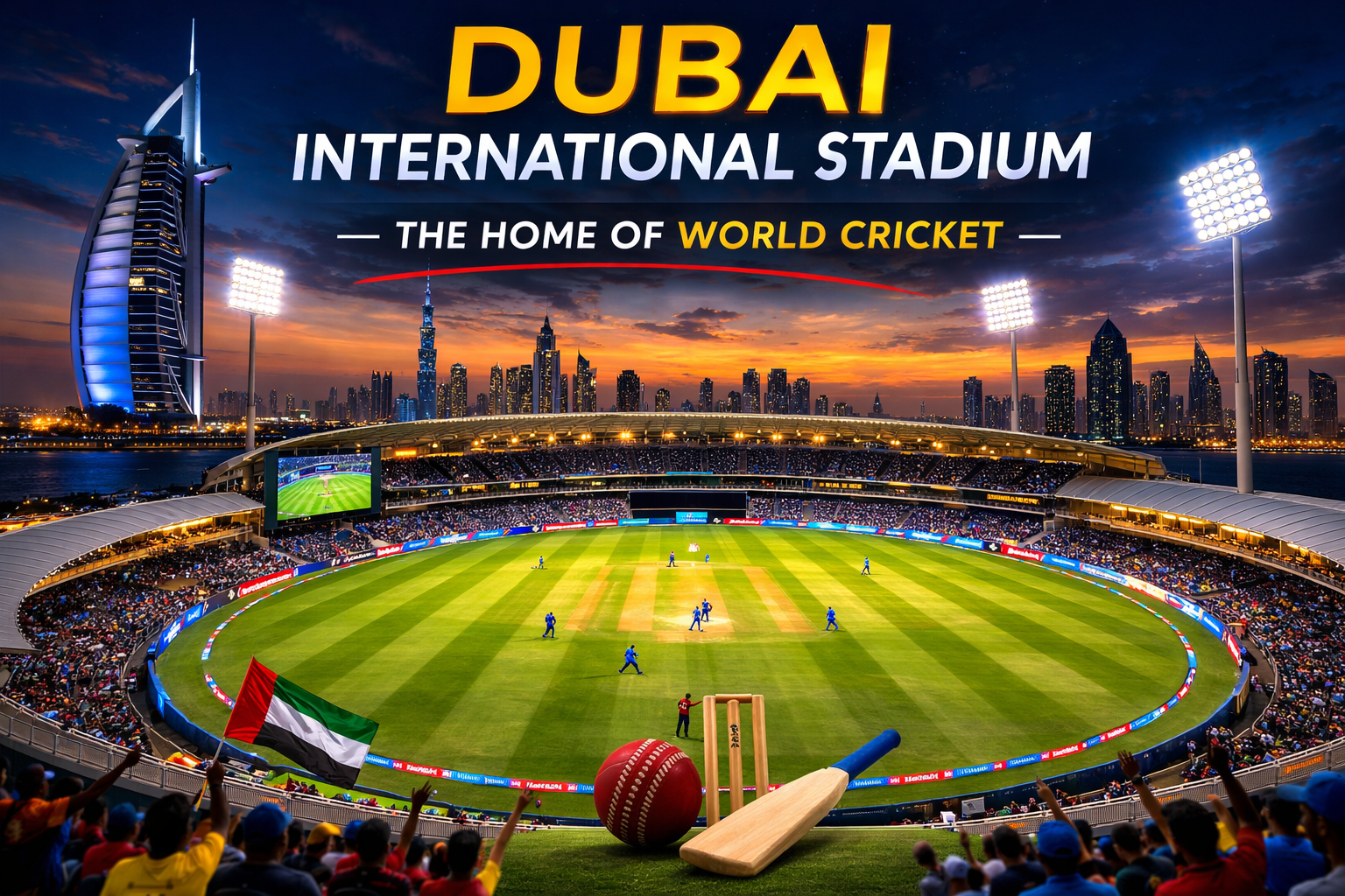 Dubai International Stadium – Pitch Report, Records, Stats & Tickets Guide
