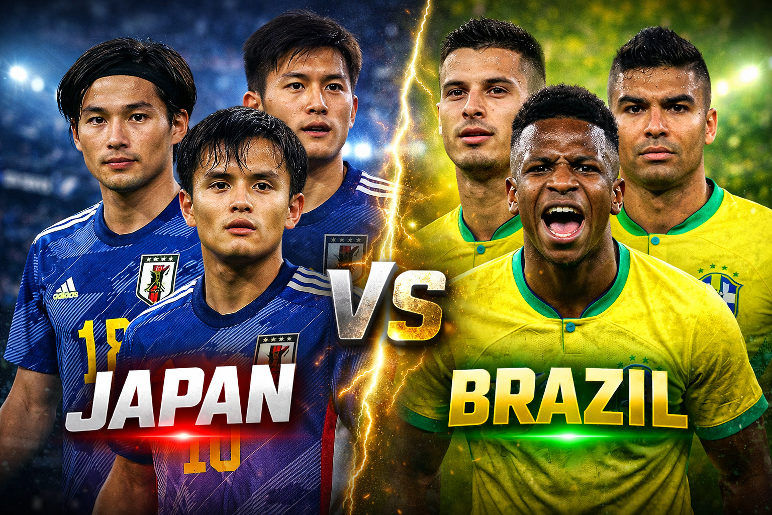 Japan National Football Team vs Brazil National Football Team Lineups – Full Tactical Breakdown & Player Analysis