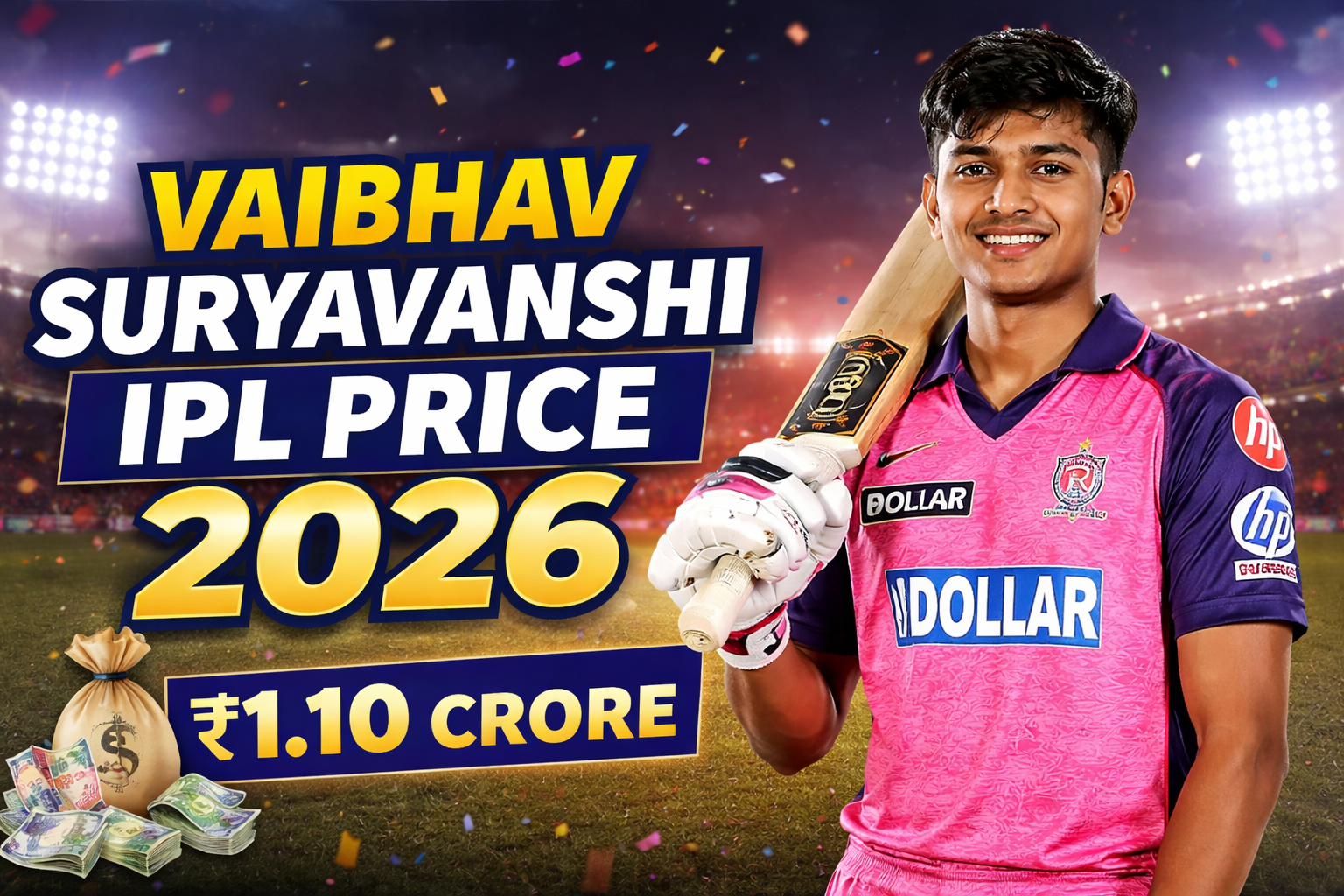 Vaibhav Suryavanshi IPL Price 2026: Full Details, Team, Age, Auction & Career Journey