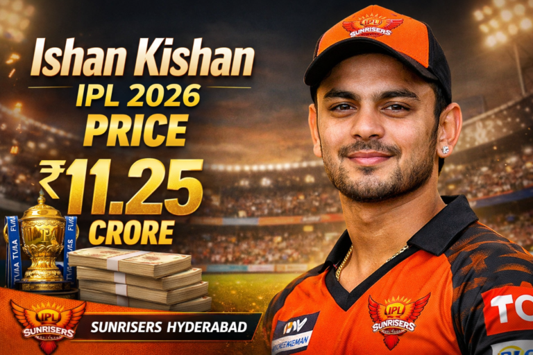 Ishan Kishan IPL 2026 Price: Full Details, Team, Salary & Auction Insights