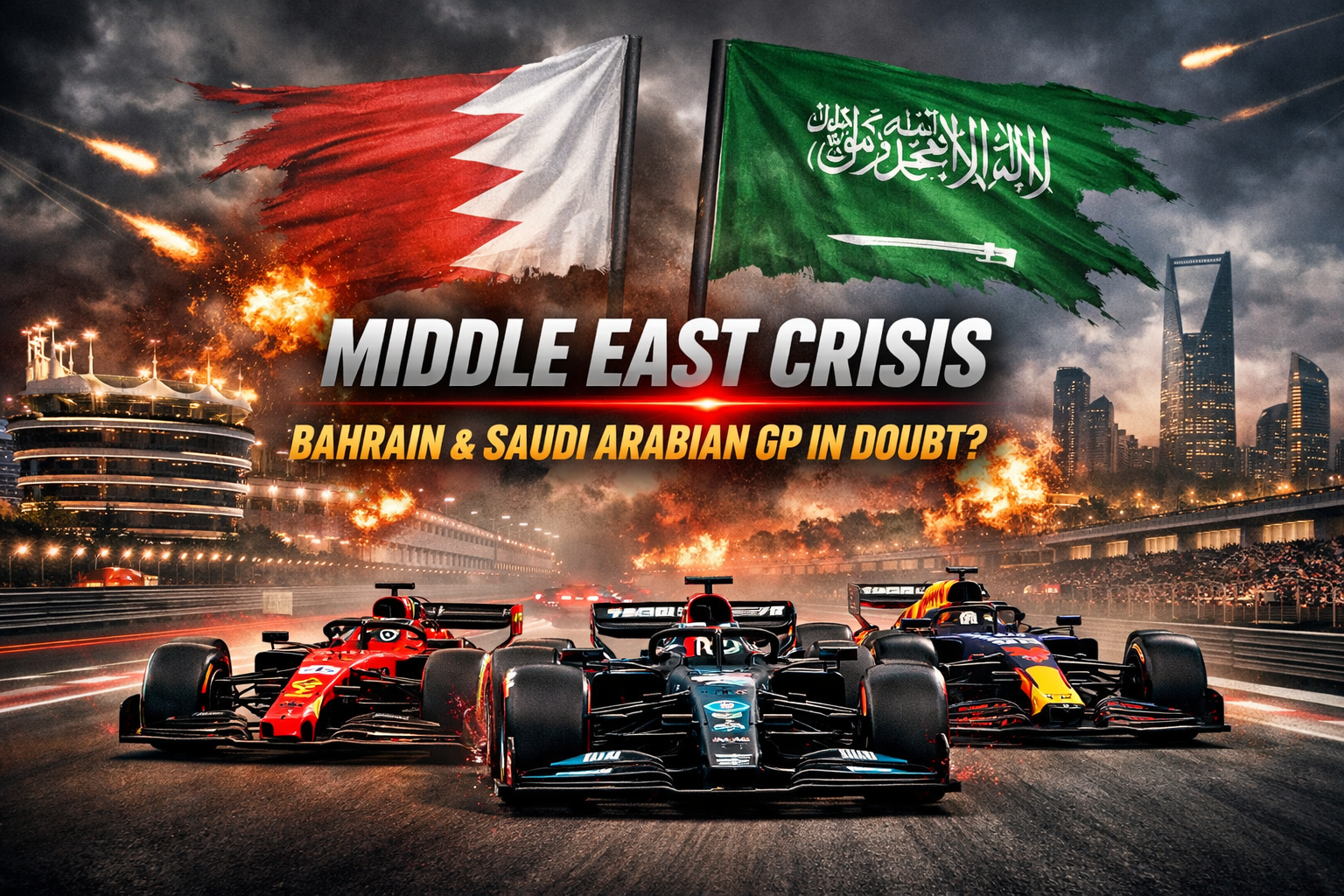 Middle East Conflict Puts Bahrain and Saudi Arabian F1 Grands Prix in Doubt