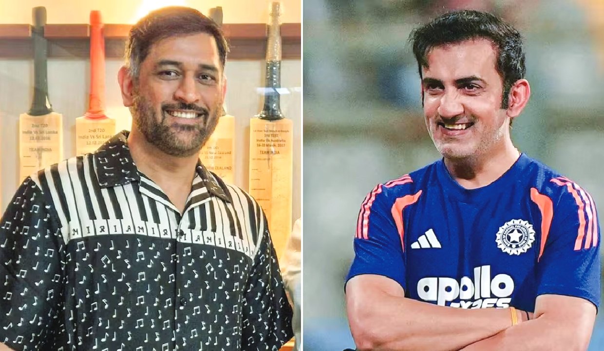 MS Dhoni’s Viral ‘Coach Sahab Smile Looks Great on You’ Message to Gautam Gambhir After India’s T20 World Cup Win