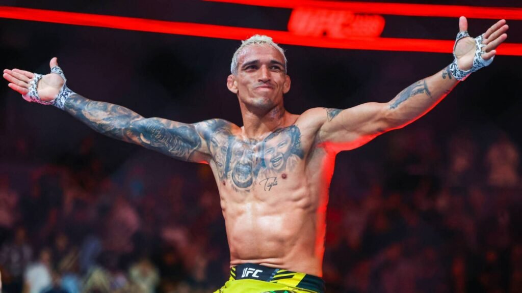 Charles Oliveira Dominates Max Holloway to Win BMF Title in Stunning Performance