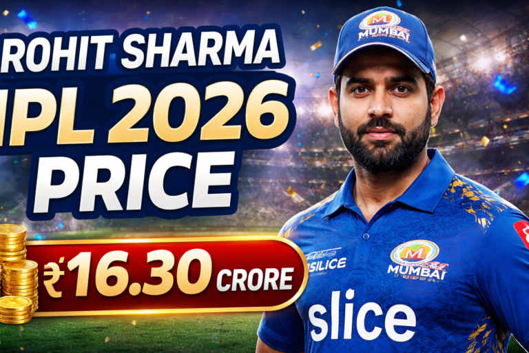 Rohit Sharma IPL 2026 Price: Full Analysis, Salary Breakdown & Impact