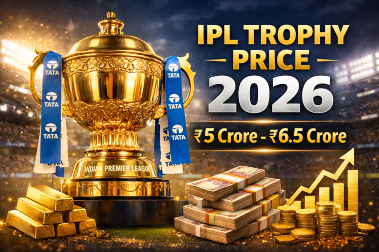 IPL Trophy Price 2026: Full Details, Gold Value, History & Real Cost Analysis